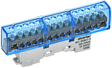 TEKFOR Шина N ноль изолированная на универсальном держателе 8х12-14-С IEK | код TF-NN20-14-KL-K07 | IEK
