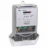 Счетчик электроэнергии однотарифный STAR трехфазный 10(100)А, ЭМОУ, кл.т. 1 | код. CCE-3C1-2-01-1 | IEK