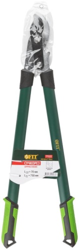 Сучкорез, тефлон. покрытие, шестеренч. передача, стальные ручки с прорезинен. рукоятками 750 мм | код 77122 | FIT фото 3