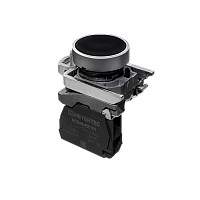 Кнопка плоская черная, 1NO, IP65, металл MTB4-BA21 | код 137116 | MEYERTEC
