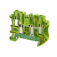 Клемма заземления винтовая 2,5 мм2, двухуровневая, на 3 подключения TGQ2.5-1x2 | код 1202080000 | Elmex