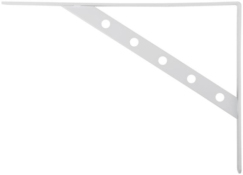 Уголок-кронштейн усиленный 350х250мм бел. КУРС 66109 фото 2