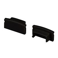 Заглушка LINE-1708 BLACK глухая пластик Arlight 040316