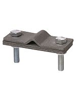 Зажим соединит.2-х болт. с контакт. пластиной прут-полоса, полоса 40х4 - прут ?6-10 мм, термодиф.TDM | код SQ2401-3110 | TDM