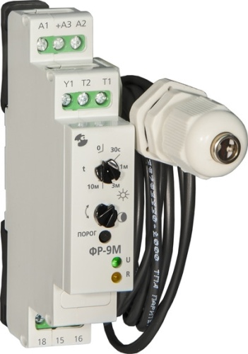 Фотореле ФР - 9М, 24 В, 50 Гц / пост., 220 В, 50 Гц, ток контактов реле 16 А, 1 преключающий контакт, УХЛ4, в комплекте с датчиком, кабель 5 м (1 шт.) РЕЛЕ И АВТОМАТИКА | код A8222-80108752 | РЕЛЕ И АВТОМАТИКА Фотореле ФР - 9М, 24 В, 50 Гц / пост., 220 В, 50 Гц, ток контактов реле 16 А, 1 преключающий контакт, УХЛ4, в комплекте с датчиком, кабель 5 м (1 шт.) РЕЛЕ И АВТОМАТИКА | код A8222-80108752 | РЕЛЕ И АВТОМАТИКА