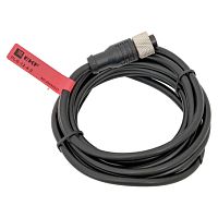 Кабель-разъем М12 4-PIN прямой PLG-12-4-2 | код PLG-12-4-2 | EKF