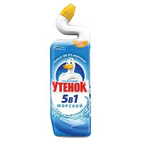 Средство для уборки туалета 900 мл ТУАЛЕТНЫЙ УТЕНОК Морской , 696893 | код 605506 | ТУАЛЕТНЫЙ УТЕНОК