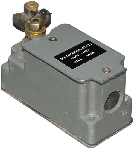 Выключатель путевой ВП-16Г23Б141-55У2.1, селективный привод, 16А, 1з, мгновенного действия, IP55 | код A8013-80085930 | РЕЛЕ И АВТОМАТИКА