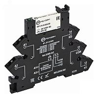 Интерфейсный модуль реле, 1 перекидной контакт, 6А, 24В AC/DC, пружинные зажимы | код RM161002400 | Релеон