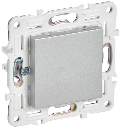 SKANDY Заглушка с суппортом SK-C01S сереб. IEK | код SK-PL10-K23 | IEK