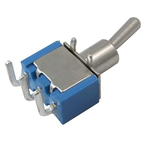 Микротумблер RUICHI MTS-102-C3-1, ON-ON, SPDT, 3 А, 250 В, 20 мОм, монтаж на плату, 3 контакта | код 83318 | Ruichi