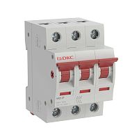 Выключатель нагрузки модульный YON max типа MSD, 3 полюса, 80А | код MSD-3P80 | DKC