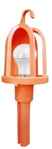 Светильник переносной НРБ 01-60-001 "Фокус 2202" 60Вт УХЛ2 5м оранж. Ultraflash 14206 фото 2