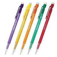 Карандаш механический STAFF ЭКОНОМ, корпус тонированный ассорти, ластик, 0,5 мм, 181425 | код 181425 | STAFF