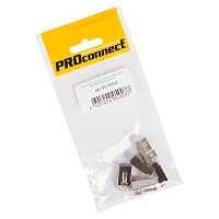 PROconnect Разъем RJ-45(8P8C) под витую пару, FTP экранированный, категория 5e, пакет, 5шт | код 05-1023-9| PROCONNECT