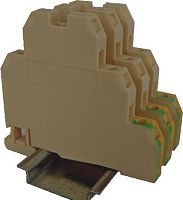 Клемма винтовая двухуровневая заземляющая VS 2,5 PE 2 | код 003901386 | ETI