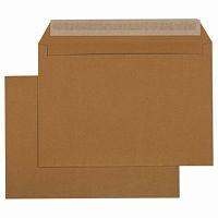 Конверты С4 (229х324 мм) КРАФТ, отрывная лента, 90 г/м2, КОМПЛЕКТ 250 шт., 112175, 122135 | код 112175 | КУРТ