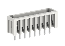 435217 Вилки на плату MCS вертик.,шаг 3.5мм, 17 конт., бел., шт | код 435217 | SUPU