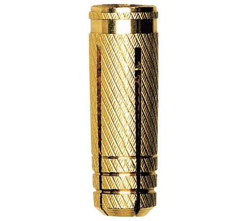 Анкер латунный MS 10х32 для винтов с метрической резьбой | код 78661 | Fischer Анкер латунный MS 10х32 для винтов с метрической резьбой | код 78661 | Fischer