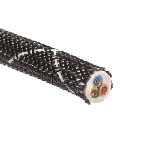 Оплетка кабельная из полиэстера XP-38 черн./бел. (уп.50м) Fortisflex 102342 фото 2 Оплетка кабельная из полиэстера XP-38 черн./бел. (уп.50м) Fortisflex 102342 фото 2