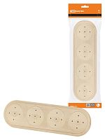 Накладка на бревно деревянная универсальная овал НБУ 1Пх4 92х319 мм, береза TDM | код SQ1821-0426 | TDM