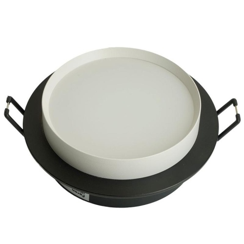 Светильник ДВО-15w GX53 без лампы черный белый | код 51352 | Feron