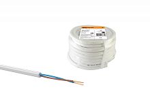 Провод ПВС 2х1 ГОСТ (бухта 5м) белый | код SQ0118-0002 | РЭМЗ ТМ
