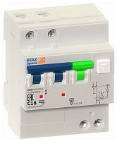 АВДТ с защитой от сверхтоков OptiDin VD63-22C32-A-УХЛ4 (2P, C32, 30mA) 10кА | код 353070 | КЭАЗ