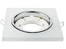 Светильник встраиваемый GX53R-SMT-glass под лампу GX53 КВАДРАТ СТЕКЛО 230B матовый IN HOME | код 4690612014111 | IN HOME