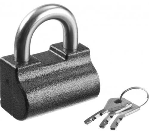 Замок навесной с дисковым механизмом секрета, АЛЛЮР ВС2-9С античное серебро | код 1004 | ПТК