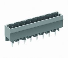 450208 Вилка под пайку, 8 конт., вертик.,серая.I=10 А, U=300 В. , шт | код 450208 | SUPU