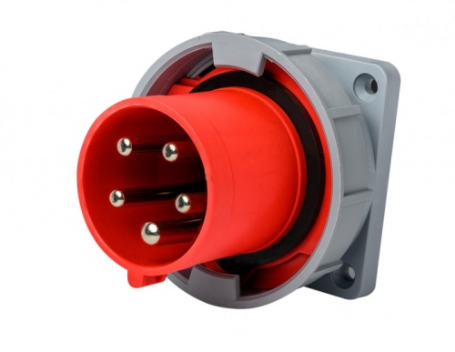 Вилка для скрытой проводки 3Р+РЕ+N 63А 380В IP67 ВЩ-103 | код 26243DEK | DEKraft