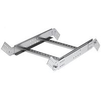 Угол вертикальный шарнирный 80х600 в комплекте с крепежными элементами и соединительными пластинами, необходимыми для монтажа, лонже | код LIE8006K | DKC