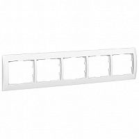 Рамка 5 постов GALEA LIFE, горизонтальная, белый | код. 771005 | Legrand