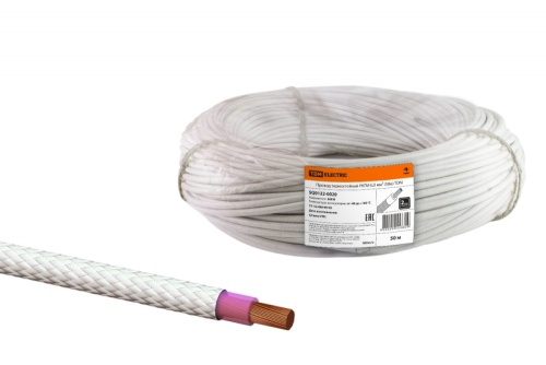 Провод термостойкий РКГМ 6 мм (бухта 50м) ТРТС | код SQ0122-0020 | РЭМЗ ТМ Провод термостойкий РКГМ 6 мм (бухта 50м) ТРТС | код SQ0122-0020 | РЭМЗ ТМ