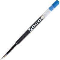 Стержень шариковый масляный BRAUBERG, тип PARKER, пластиковый, 98 мм, линия письма 0,5 мм, подвес, синий, 170348 | код 170348 | BRAUBERG