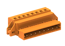 458410/010 Вилка каб. MCS, с крепеж.фланцем, шаг 5.08мм, 10 конт., оранж., шт | код 458410/010 | SUPU