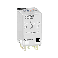 Реле промежуточное OptiRel G RP55-33-24D-10-CO/LD | код 281092 | КЭАЗ
