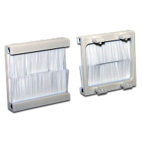 Вставка с черным щеточным вводом, 45х45 | код LAN-SIP-23BR-BK | LANMASTER