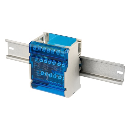 Шина на DIN-рейку в корпусе (кросс-модуль) 4х7 REXANT | код 11-2304-7 | REXANT