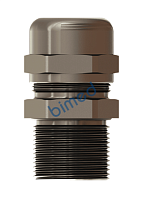 Кабельный ввод Ex M25x1.5 IP68 10-18мм нержавеющая сталь силикон силиконовая прокладка EBU2MXS-WS, EBU2MXS-WS | код EBU2MXS-WS | KLEMSAN