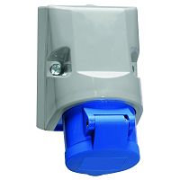 Розетка настенная 16А 3Р(2Р+Е) 230В 6h IP44 87х64 180гр. QC Bals | код 11930 | Bals