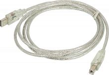 Кабель Ningbo USB A(m) USB B(m) 1.8м прозрачный (блистер) | код 841896 | NINGBO