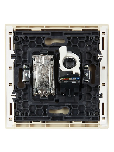 FORTE&PIANO Роз. двойная TV+RJ45 кат.5E FP436 ван. IEK | код FP-AK20-1-K10 | IEK фото 5