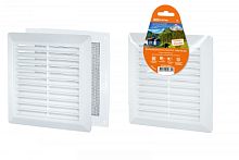 Решетка разъемная с москитной сеткой, наклонные жалюзи, 175х175 TDM | код SQ1807-0021 | TDM