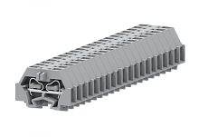 240321 Клемма TB концевая проходная 1-1 с бок. подключ. с защелк. ножками, сеч.1.5мм2, сер., шт | код 240321 | SUPU