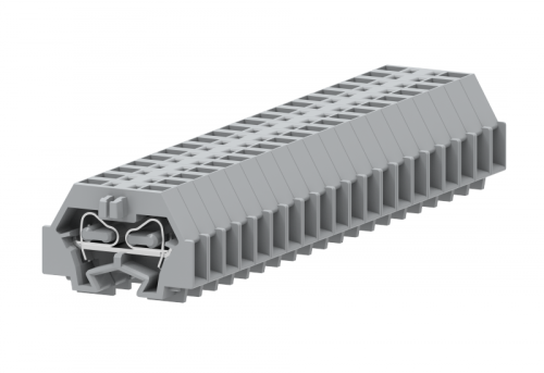 240321 Клемма TB концевая проходная 1-1 с бок. подключ. с защелк. ножками, сеч.1.5мм2, сер., шт | код 240321 | SUPU 240321 Клемма TB концевая проходная 1-1 с бок. подключ. с защелк. ножками, сеч.1.5мм2, сер., шт | код 240321 | SUPU