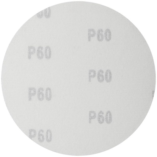Круги шлифовальные сплошные (липучка), алюминий-оксидные, 125 мм, 5 шт Р 60 | код 39653 | FIT фото 2