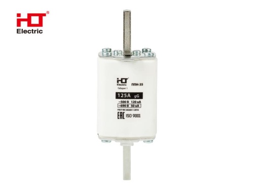 Плавкая вставка предохранителя ППН-35, габарит 1, 250/125А HLT | код 091-01-047 | HLT Плавкая вставка предохранителя ППН-35, габарит 1, 250/125А HLT | код 091-01-047 | HLT
