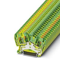 Клемма защитного провода PTS 4-TWIN-PE | код 3213606 | PHOENIX CONTACT
